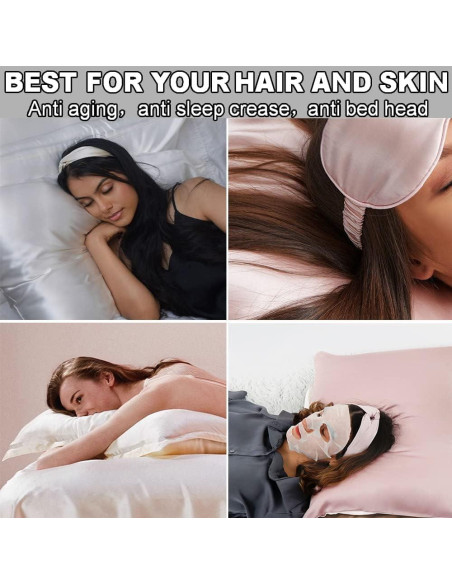 Funda de Almohada de Seda de Morera MAXFEEL Estándar 50.8x66 cm