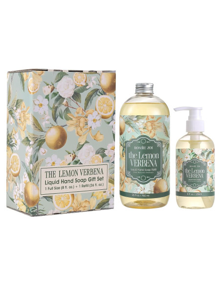 Conjunto de Jabón de Mano ROMIIE ZOI 750ml + 236ml Verbena