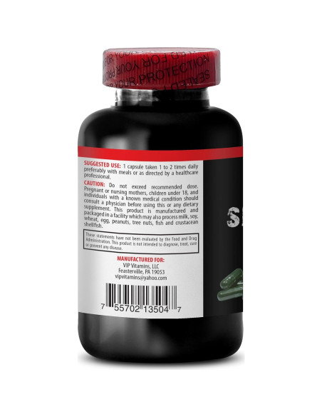 Cápsulas de Espirulina Orgánica VIP Vitaminas 85g - Bienestar
