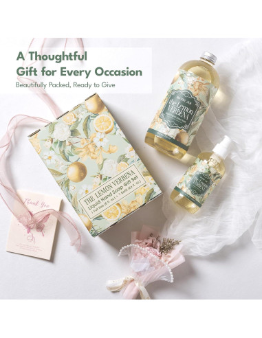 Conjunto de Jabón de Mano ROMIIE ZOI 750ml + 236ml Verbena