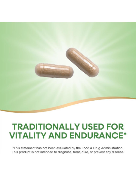 Cordyceps Premium Nature's Way 1000 mg 60 cápsulas veganas