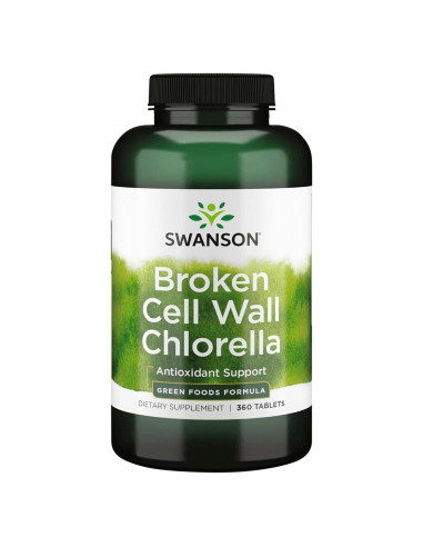 Chlorella Rota 500 mg Swanson 360 Tabs - Suplemento Natural