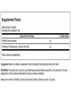 Chlorella Rota 500 mg Swanson 360 Tabs - Suplemento Natural 2