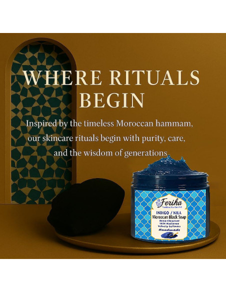 Jabón Negro Beldi Feriha 100% Natural 226g - Cuidado Piel
