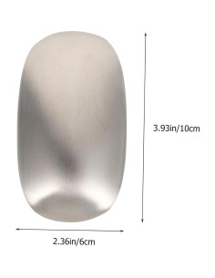 Barra Quitamanchas de Acero Inoxidable PartyKindom 10cm 2