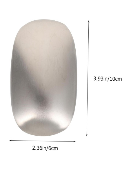 Barra Quitamanchas de Acero Inoxidable PartyKindom 10cm