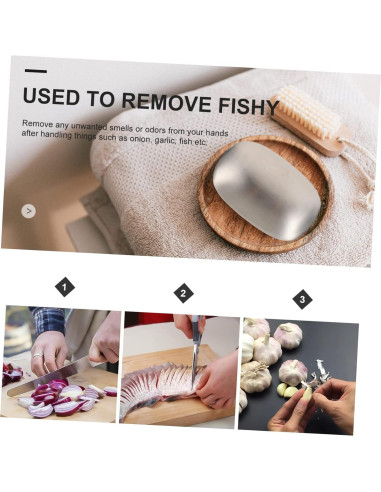 Barra Quitamanchas de Acero Inoxidable PartyKindom 10cm