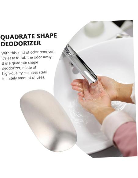 Barra Quitamanchas de Acero Inoxidable PartyKindom 10cm