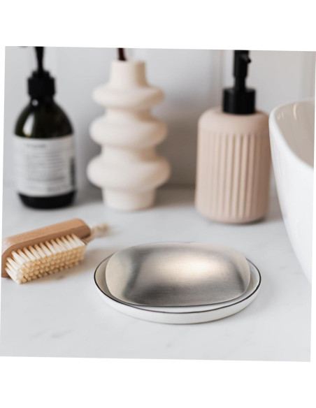 Barra Quitamanchas de Acero Inoxidable PartyKindom 10cm