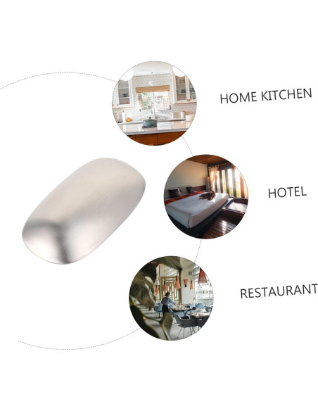 Barra Quitamanchas de Acero Inoxidable PartyKindom 10cm