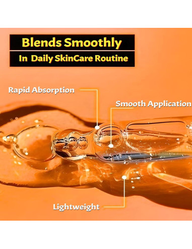 Suero Facial Antienvejecimiento ITZZO 30ml - Vitamina C, Ácido Hialurónico, Retinol