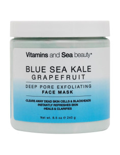 Mascarilla Exfoliante Facial Beautymark 240g - Col Rizada Azul y Pomelo
