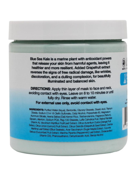 Mascarilla Exfoliante Facial Beautymark 240g - Col Rizada Azul y Pomelo