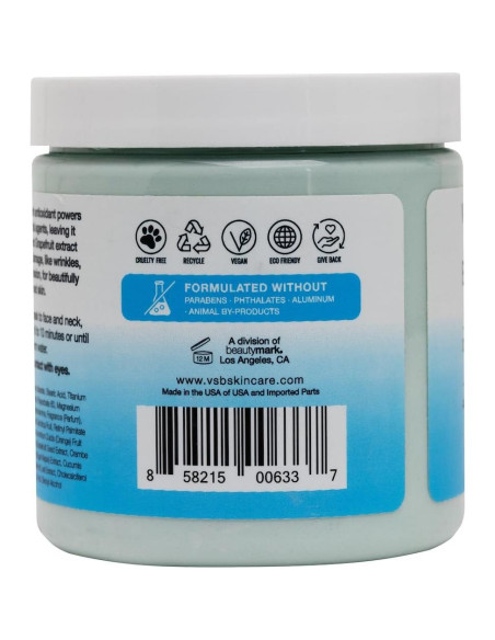 Mascarilla Exfoliante Facial Beautymark 240g - Col Rizada Azul y Pomelo