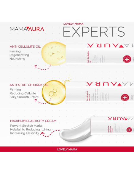 Aceite Anticelulitis Mamaaura - Moldeador Natural 219g