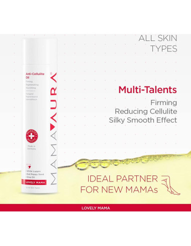 Aceite Anticelulitis Mamaaura - Moldeador Natural 219g