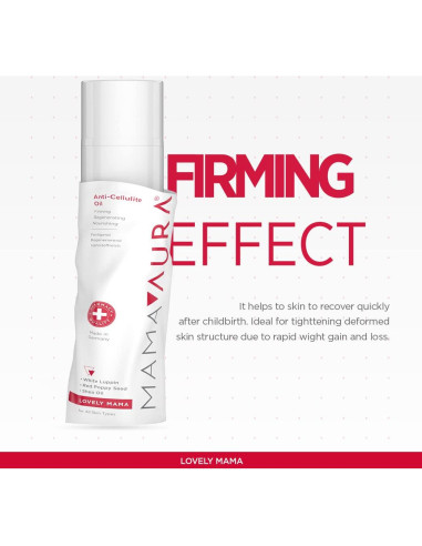 Aceite Anticelulitis Mamaaura - Moldeador Natural 219g