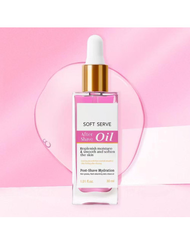 Aceite After Shave Hidrante Fresa y Vainilla 30 ml - Suave para Piel