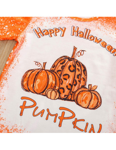 Conjunto 2 Piezas Niña Xiaodriceee Camiseta y Pantalones Acampanados