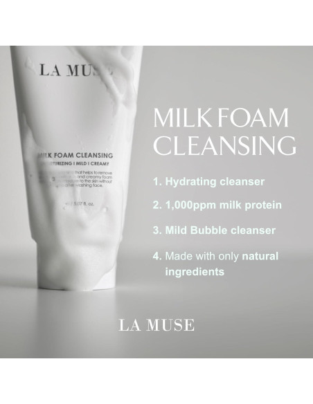 Dúo Glow Cushion Foundation y Limpiador Espumoso LA MUSE