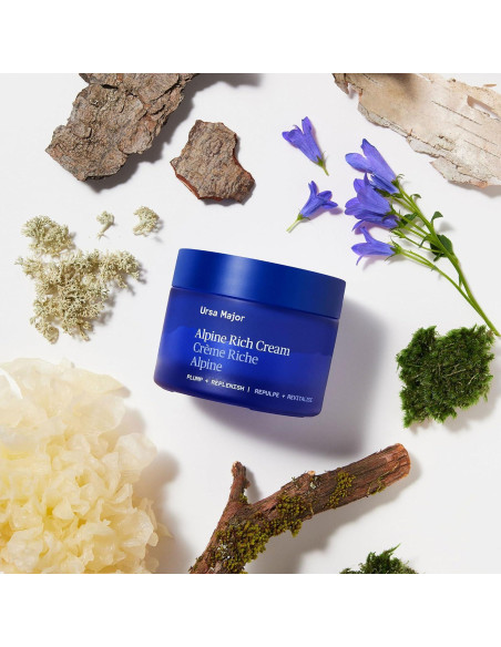 Crema Rica Alpina Ursa Major 48g - Hidratante Vegana para Piel Seca