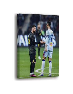 Arte de Pared Cristiano Ronaldo en Lienzo 20x30 cm - SpiritualHands