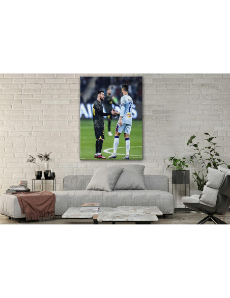 Arte de Pared Cristiano Ronaldo en Lienzo 20x30 cm - SpiritualHands