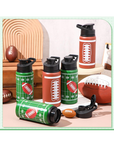 Botella de Agua Deportiva Skybooly 0.5L Aluminio Fútbol