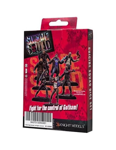 Set de Dados D6 Q-Workshop Batman Escuadrón Suicida (6 unidades)