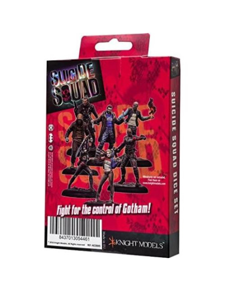 Set de Dados D6 Q-Workshop Batman Escuadrón Suicida (6 unidades)