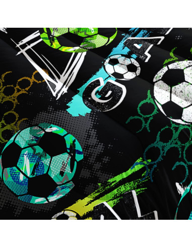 Conjunto Edredón AILONEN Fútbol Individual 3 Piezas Microfibra