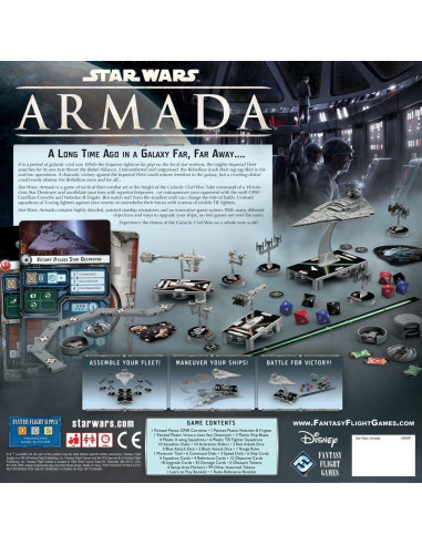 Star Wars Armada Set Núcleo - Juego de Estrategia Espacial 2 Jugadores
