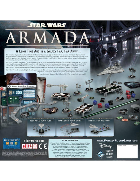Star Wars Armada Set Núcleo - Juego de Estrategia Espacial 2 Jugadores
