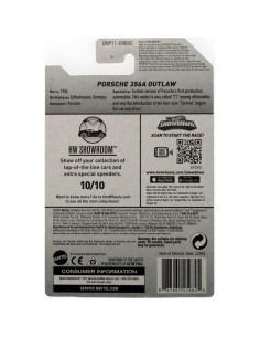 Hot Wheels Porsche 356A Outlaw 1:64 Negro 2