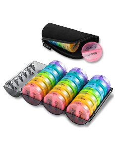 Organizador Mensual de Pastillas Yaklim AM PM 28 Días