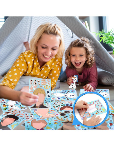 36 Stickers de Fiesta Congelada Purtarly - Hazlo Tú Mismo