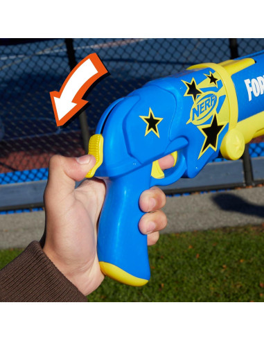 Blaster Nerf Fortnite Half Tone Hero con 12 dardos Elite