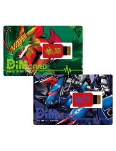 Tarjetas DIM Digimon Bandai Ermitaño Selva e Imperio Nu Metal