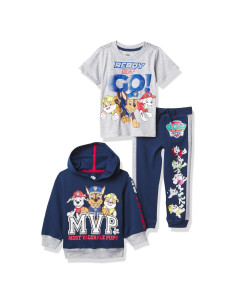 Conjunto Sudadera Paw Patrol Nickelodeon 3 Piezas Niños 4T