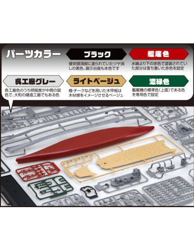 Modelo de Barco de Plástico Fujimi Yamato 1/700 Edición Limitada