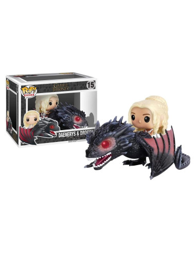 Funko Pop Rides Juego de Tronos Daenerys y Dragón 11.4 cm