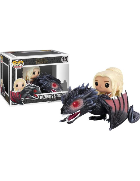 Funko Pop Rides Juego de Tronos Daenerys y Dragón 11.4 cm