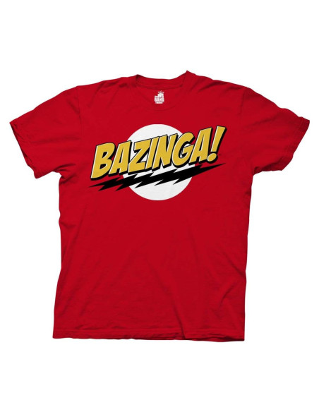 Camiseta Big Bang Theory Ripple Junction Roja para Hombres S-3XL