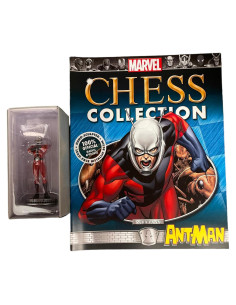 Pieza de Peón Ant-Man Eaglemoss Ajedrez Marvel 10.16 cm