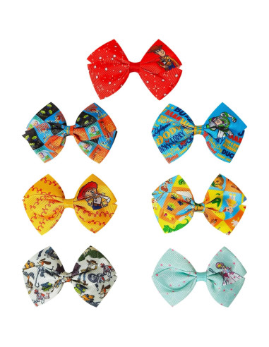 Clips de Cabello LUV HER Toy Story - Paquete de 7 Antideslizantes