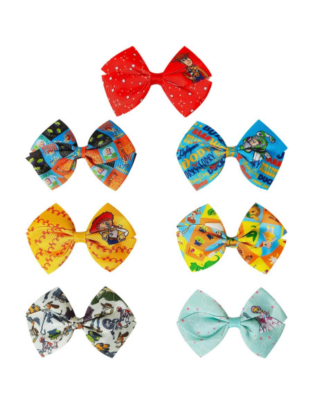 Clips de Cabello LUV HER Toy Story - Paquete de 7 Antideslizantes