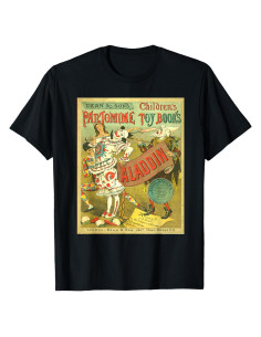 Camiseta de Arte Pantomima Aladino Londres - Retro Vintage