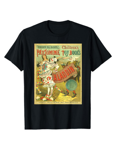 Camiseta de Arte Pantomima Aladino Londres - Retro Vintage