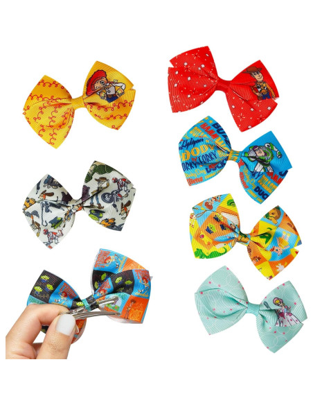 Clips de Cabello LUV HER Toy Story - Paquete de 7 Antideslizantes