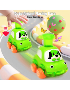 Set de 4 Coches de Empuje YELUFT para Bebés 1-3 Años 2